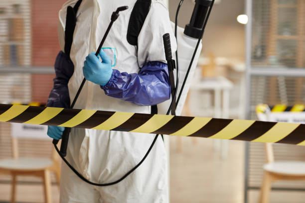 Professional Biohazard technician working in Preston, TX